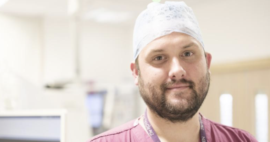 Dr Edward Johnston, Academic Consultant in Oncological Interventional Radiology and Chief Investigator of the study
