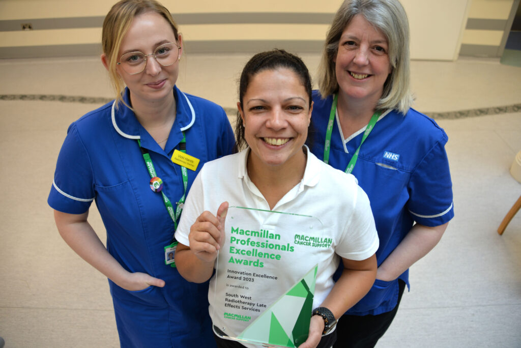 Award winning service helping cancer patients in Somerset with late effects from radiotherapy treatment