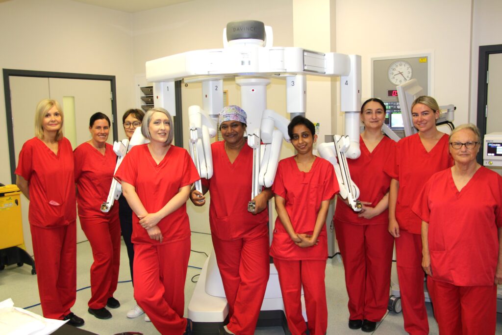 The team behind the robotic gynae surgeries