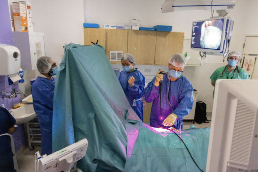 Barking, Havering and Redbridge University Hospitals NHS Trust has launched a new thoracoscopy service to help diagnose lung cancer quicker.