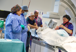 An Interventional Radiology (IR) machine at Medway Maritime Hospital has been replaced with a new state-of-the-art version of the critical piece of equipment which provides improved image quality for clinicians and lower radiation doses for patients.