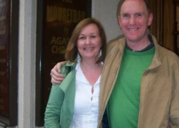 Shelagh and her husband Terry who died from angiosarcoma in 2013